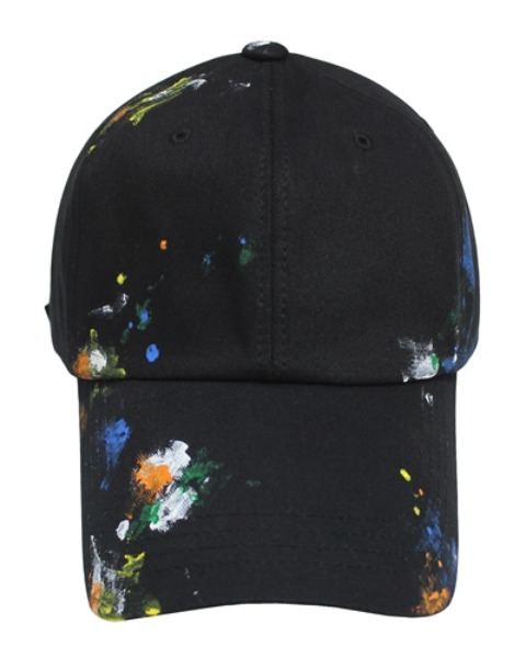 painting overfit cap (black)