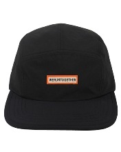 slogan camp cap (black)